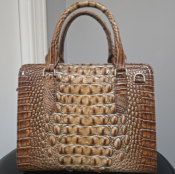NEW Brahmin Cami Melbourne Leather Satchel - Picture 5 of 13